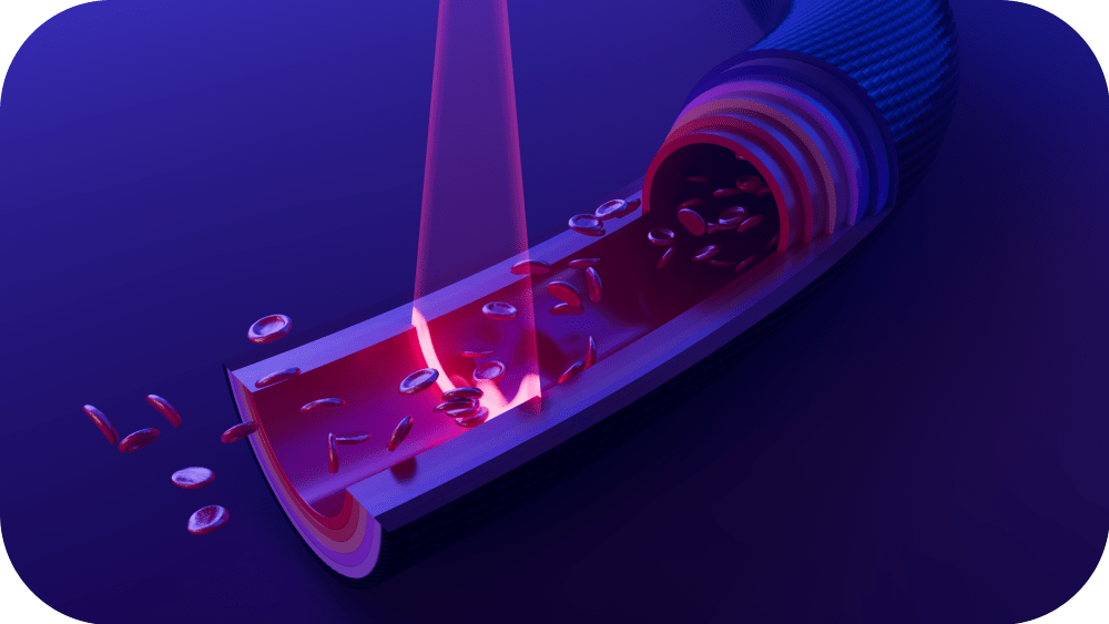 Muscle oxygenation outlet